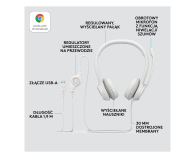 LOGITECH H390 biały 981-001286 - 1110330 - zdjęcie 9